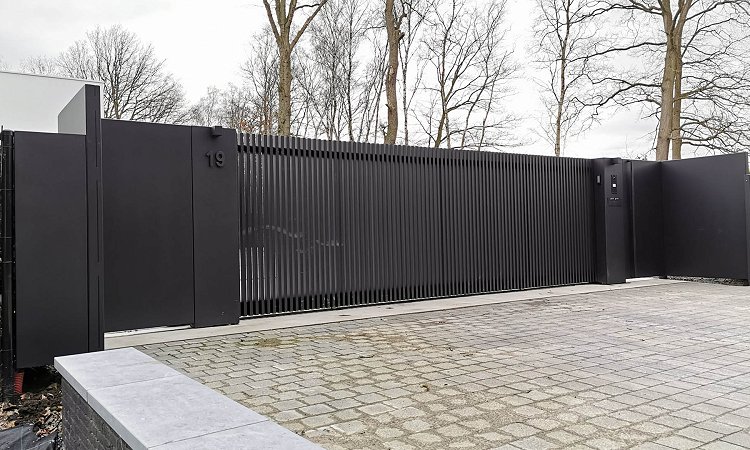 Exclusieve design poort Lamels | Panel - Schilde