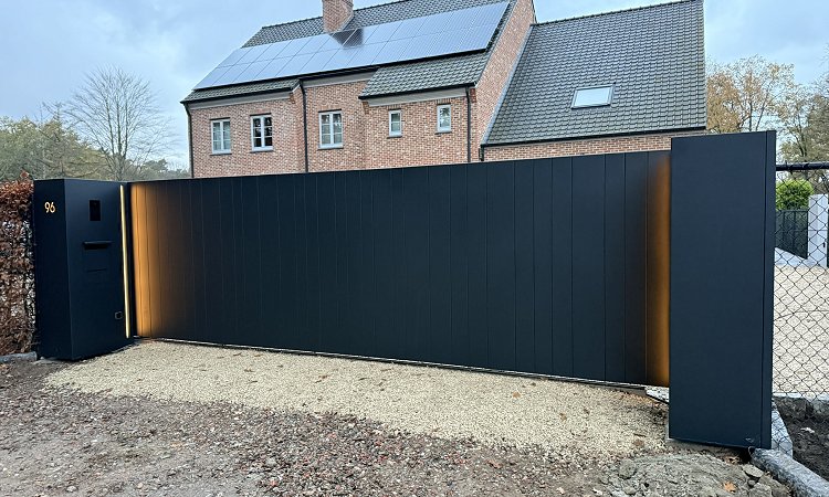 Aluminium poort — Houthalen