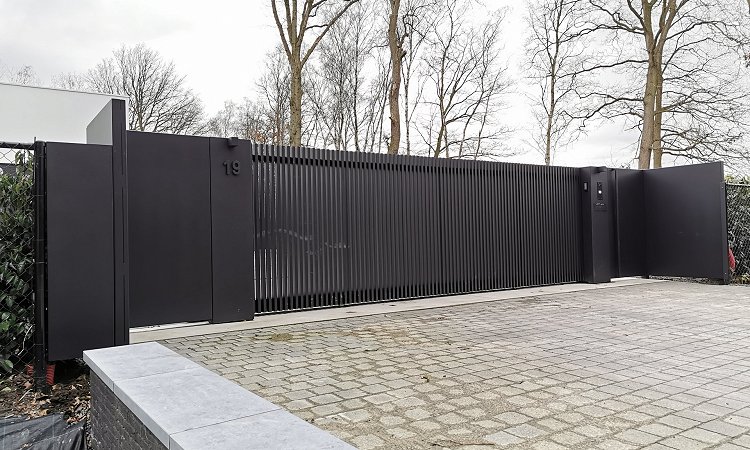 Exclusieve design poort Lamels | Panel - Schilde