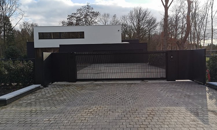 Exclusieve design poort Lamels | Panel - Schilde