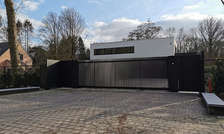 Exclusieve design poort Lamels | Panel - Schilde