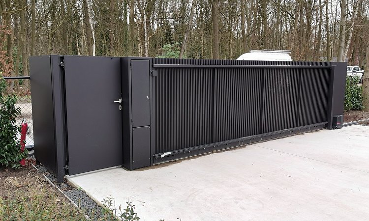 Exclusieve design poort Lamels | Panel - Schilde