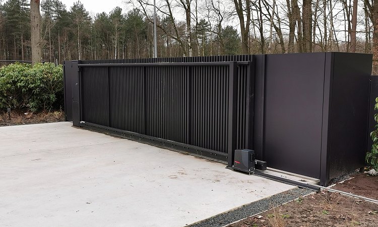 Exclusieve design poort Lamels | Panel - Schilde