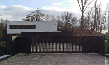 Exclusieve design poort Lamels | Panel - Schilde