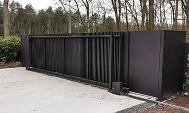 Exclusieve design poort Lamels | Panel - Schilde