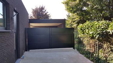 design aluminium poort bilzen