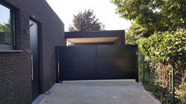 design aluminium poort bilzen