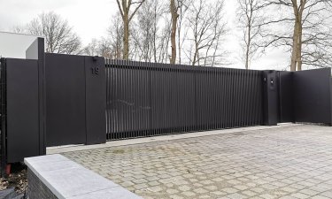 Exclusieve design poort Lamels | Panel - Schilde